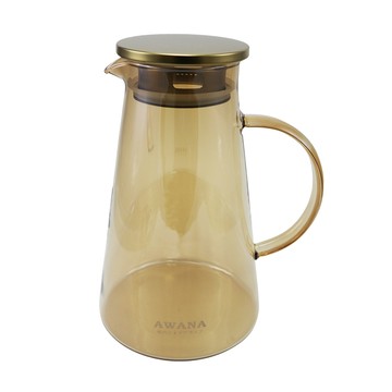 一品川流 AWANA 米卡莎耐熱玻璃茶壺-1800ml-2支