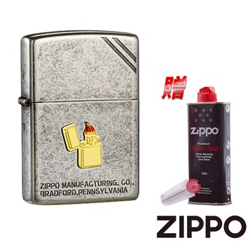 ZIPPO 復古金典(仿古銀)防風打火機 ZA-3-90B 優惠出清 好禮超值送 官方正版 現貨 禮物 客製化 終身保固