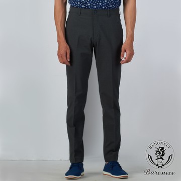【BARONECE】紳士精神挺直耐皺休閒褲_灰(524152-04)