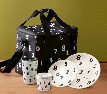 現貨 SOU SOU BRUNO ＆ sousou 餐食四件組 保冷袋 不銹鋼隨手杯 多用途杯碟 雙盤組 7-11 711