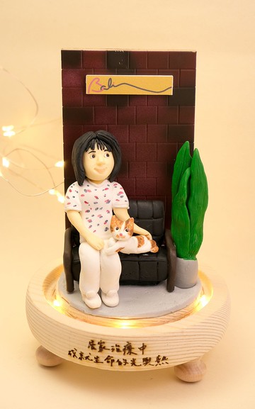 榮休記念小禮品,可客製名字.提供相片客製人物造型(辨公室造型)