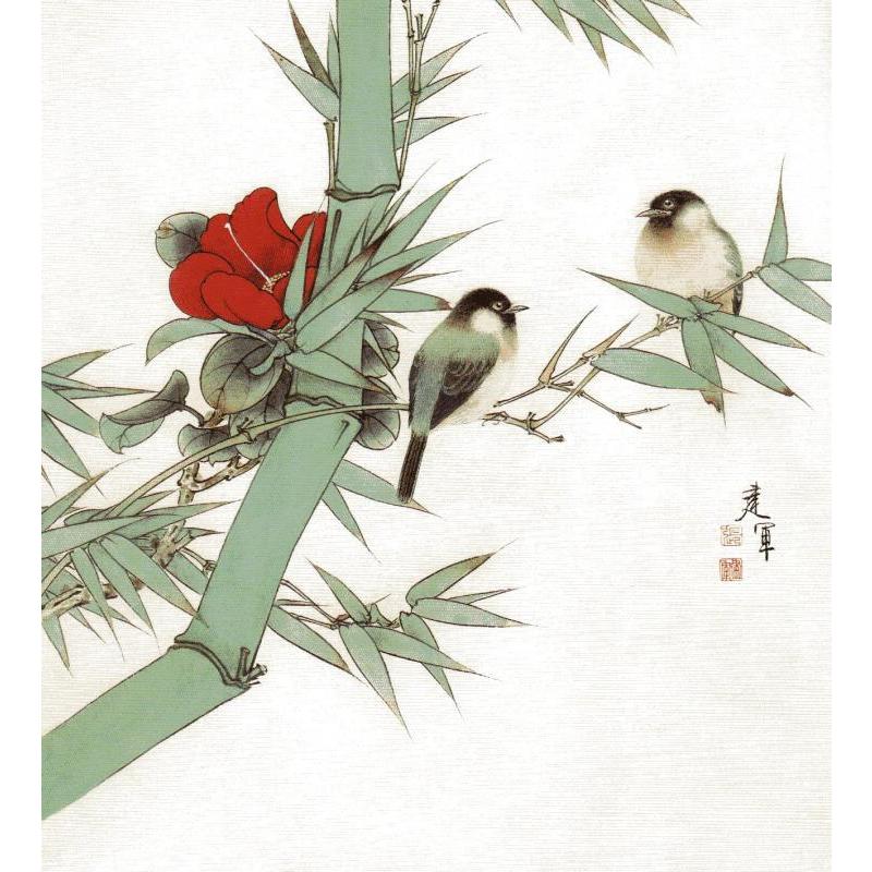 かちょう　工筆花鳥小品画法　中国画技法　中国絵画 工#31508;花#40479;小品画法