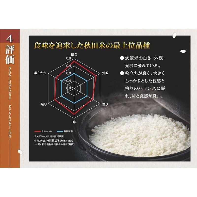 精米秋田県産 白米 サキホコレ 5kg 令和4年産