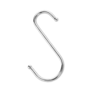 不鏽鋼S型掛鉤  銀色  30個