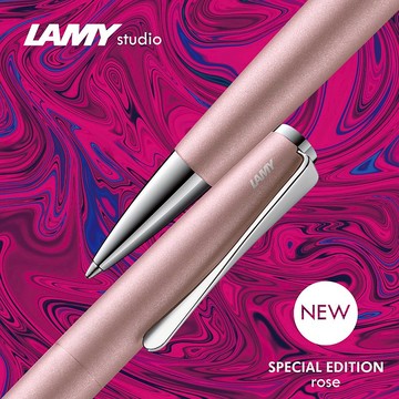【雷雕免費刻字】LAMY 原子筆 / studio 系列  - 玫瑰粉