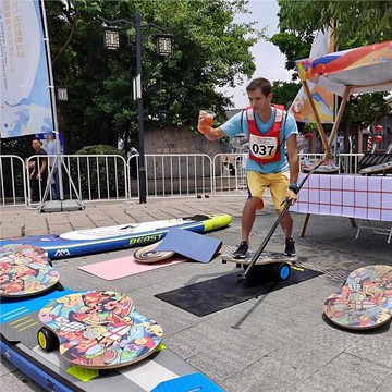 網紅光光老師推薦坎古路盤踏平衡板滾柱平衡板滑雪沖浪輔助訓練板