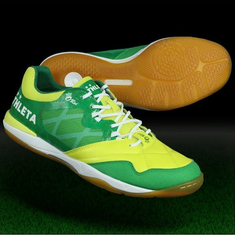 O Rei Futsal Falcao Fイエロー Kグリーン Athleta アスレタ フットサルシューズ Fyelkgrn 通販 Lineポイント最大0 5 Get Lineショッピング