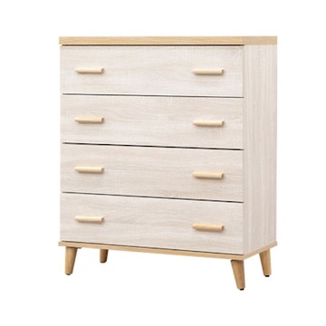 文創集 莎蘿可2.7尺四抽斗櫃-80x40x95cm免組