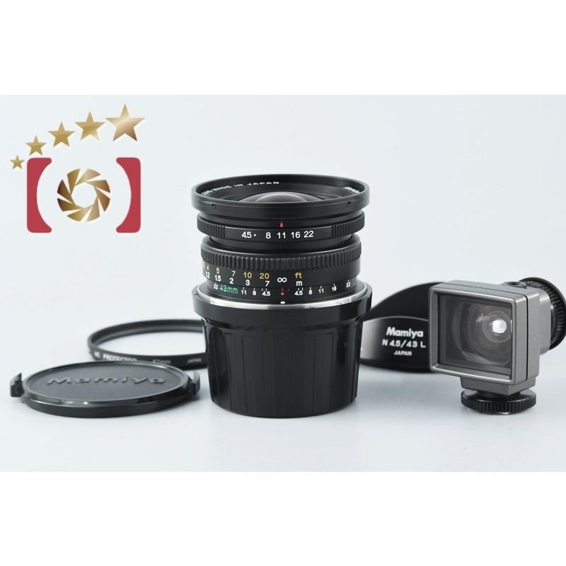 中古】Mamiya マミヤ N 43mm f/4.5 L 7 / 7II用レンズ + ビューファインダー付属 | LINEブランドカタログ