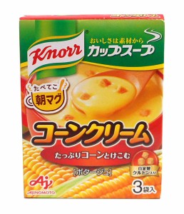 ★まとめ買い★　味の素　カップ　コーンクリーム３Ｐ　×10個