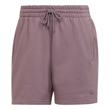 Men's adidas originals C Short Ft Solid Color Lacing Sports Shorts Light Purple