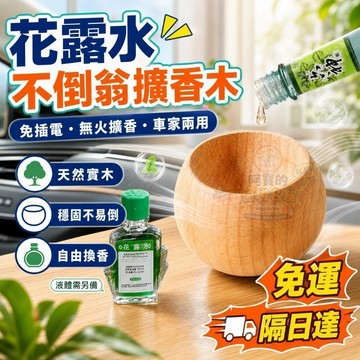 不倒翁擴香木車載擴香器 擴香木 不倒翁擴香木 花露水 風油精 室內䮠蚊 無火揮髮木 P211 隔日達