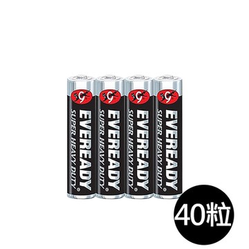 【永備EVEREADY】1212SW4黑金鋼 碳鋅電池4號(AAA)40顆裝(錳乾電池 黑錳電池 乾電池)