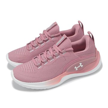 Under Armour UA 訓練鞋 Flow Dynamic 女鞋 粉紅 白 輕量 支撐 多功能 運動鞋 3026107600