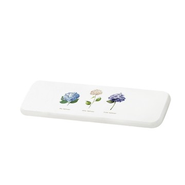 台灣製造 插畫系列 珪藻土洗漱墊_繡球花圖鑑2_廠商直送