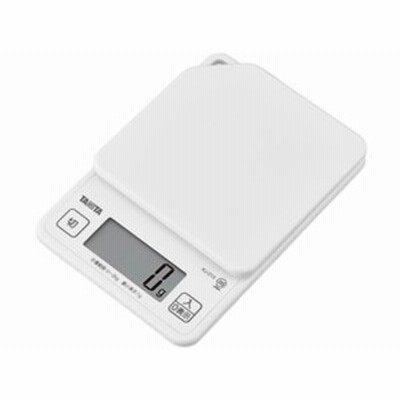 デジタルクッキングスケール 2kg ココナッツホワイト タニタ KJ213WH