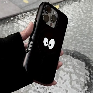韓國ins二合一蘋果16promax手機殼iPhone15菲林141312黑色大小臉