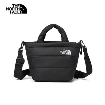 【The North Face 官方旗艦】北面男女款黑色DWR防潑水休閒單肩包｜8F06KY4
