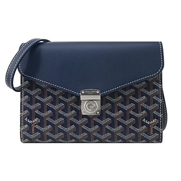 GOYARDCHYPRE 翻蓋信封斜背包-海軍藍