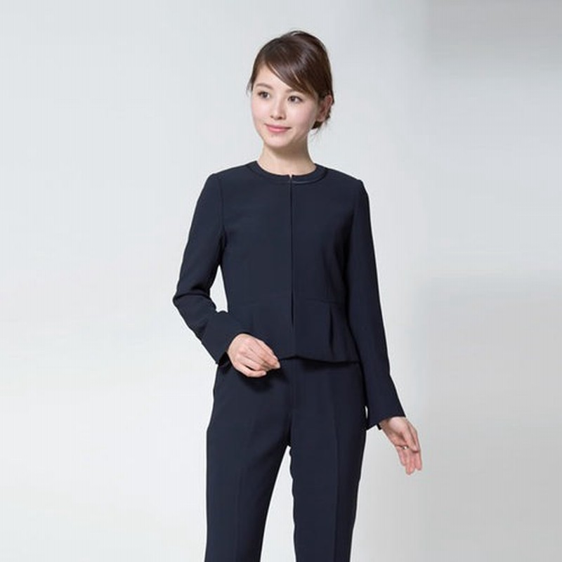 APOBBICO 】パンツスーツ 美品 9号 ネイビー