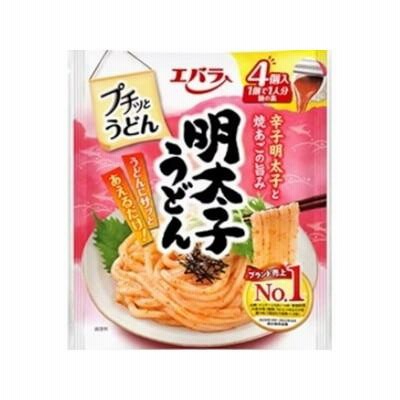 エバラ食品 プチッとうどん 明太子うどん 88g (22g x 4個