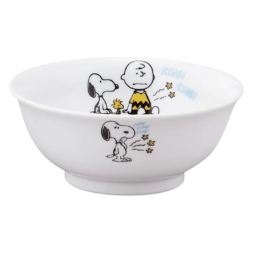日本山加 YAMAKA 日本製 Snoopy 陶瓷餐碗 18cm 史努比 肚子餓 SJ21928