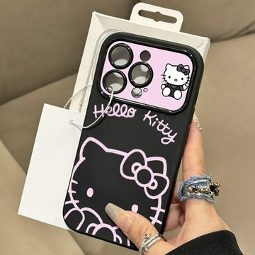 大頭凱蒂貓視窗款適用蘋果17手機殼iphone16promax全包15防摔1312