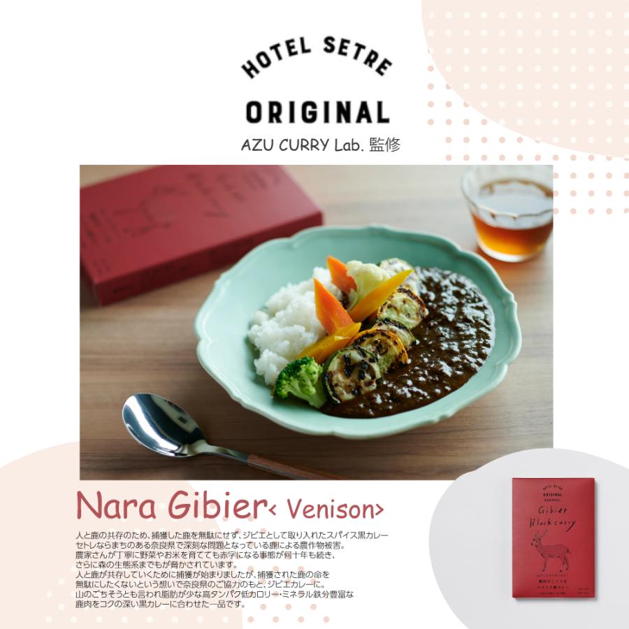 SETRE ORIGINAL CURRY Gibier Black Spice curry  山のごちそうをいただく 鹿肉のこくうまスパイス黒カレー　180g （1人前）