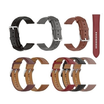 【真皮錶帶】適用 Garmin Forerunner 570 - 47mm 錶帶寬度 22mm 皮錶帶 腕帶