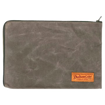 DULTON 油蠟帆布收納袋 大  橄欖灰  1個
