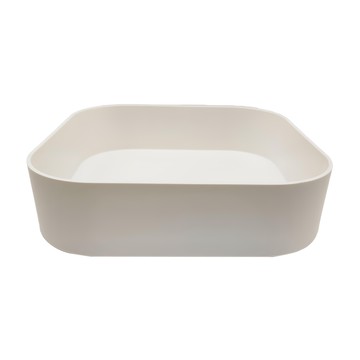 YAMASAKI 山崎 旋轉醬料收納架 ABS樹脂主體  20 x 20 x 6.3cm  白色  1個