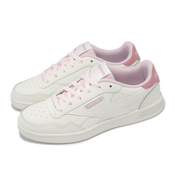 [ACS] Reebok 休閒鞋 Court Advance 女鞋 白 粉紅 低筒 皮革 100229884