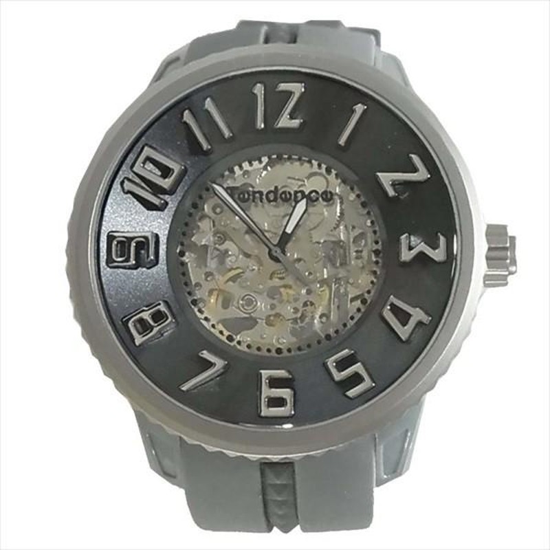 テンデンス Tendence T0491003 WATER RESISTANT スケルトン 自動 巻き 時計 自動巻 時計 グレー系 【美品】【中古】  | LINEショッピング