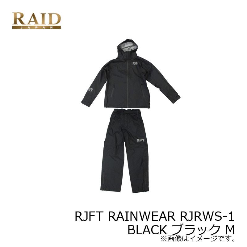 レイドジャパン RJFT RAINWEAR RJRWS-1 BLACK ブラック M / レイン 