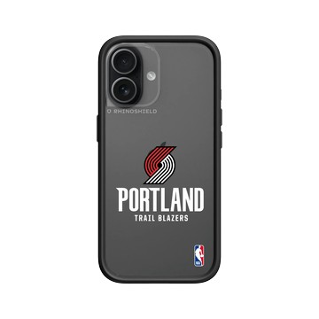 iPhone 17 Mod NX -邊框背蓋組合 (相機按鈕) 黑 - NBA - Logo-波特蘭拓荒者 Portland Trail Blazers - Light