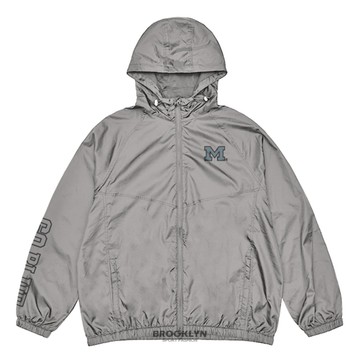 NCAA 外套 連帽外套 密西根大學 中性 灰色 刺繡LOGO 風衣外套 男 (布魯克林) 7225542211