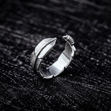 【JK銀飾】盈羽-尾戒／925純銀