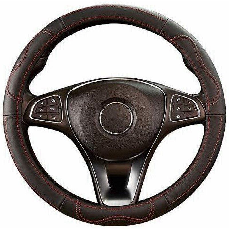 ハンドルカバー 本革 牛革 ステアリングカバー Sサイズ 滑り止め 握りやすい 通気性 ハンドル カバー 車 軽 軽自動車 普通車 カー用品 おしゃれ ステッチ 通販 Lineポイント最大get Lineショッピング