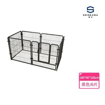 新川 狗籠子 狗圍欄柵欄 室內家用自由組合寵物圍欄 6片裝