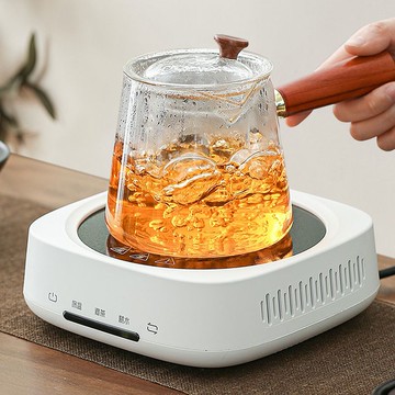側把壺玻璃耐高溫煮茶壺家用木把泡茶壺單壺電陶爐煮茶器茶具套裝