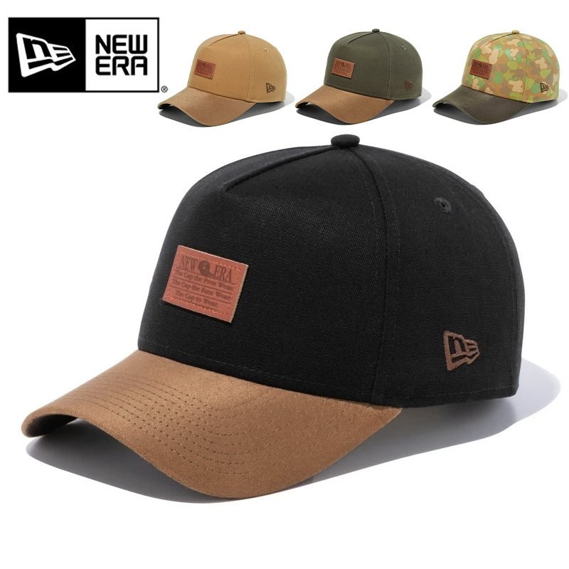 NEW ERA ニューエラ 9FORTY A-Frame ダックキャンバス レザーパッチ スエードバイザー キャップ メンズ レディース ユニセックス  帽子【クーポン対象外】【T】 通販 LINEポイント最大0.5%GET | LINEショッピング