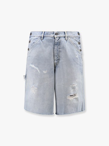 Bermuda Mike in denim con dettaglio iconico - GOLDEN GOOSE DELUXE BRAND - gender_Man