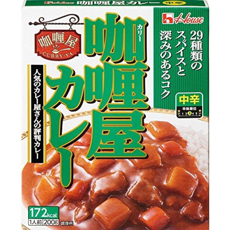 ハウス カリー屋カレー中辛 200g×10個