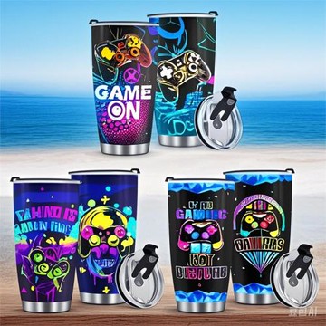 單個圖案印刷跨境亞馬遜希音temu20oz汽車杯車載杯保溫保冷印圖案