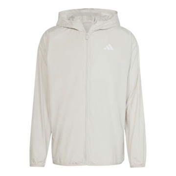 adidas Essential Big Logo Sweat Windbreaker Jacket 'White'