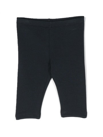 Il Gufo - elasticated-waistband cotton blend leggings - kids - Cotton/Spandex/Elastane - 12 - Blue