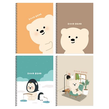 Artmore 4線英語筆記本  款式隨機  4個