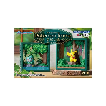 Pokémon Store 寶可夢框架深綠之森【全套6入組】