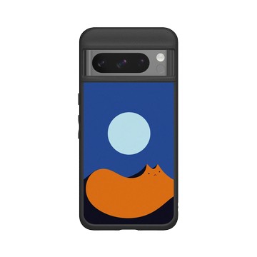 Pixel 8 Pro SolidSuit 黑 - ilovedoodle (Lim Heng Swee) - Lunar Mirage Cat - 月光貓