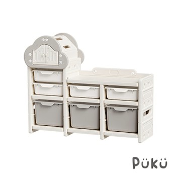 【PUKU藍色企鵝】「UNI有你宅」飄飄雲屋收納櫃